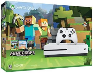 XboxOneS本体 500GB （Minecraft同梱版）