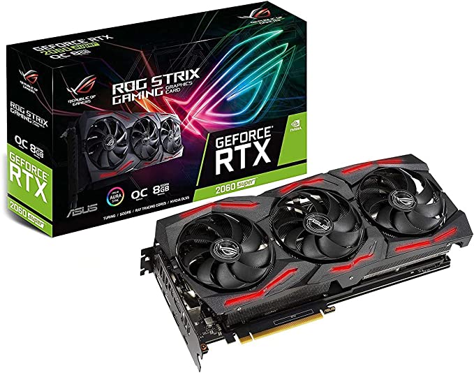 ASUS NVIDIA GEFORCE ROG-STRIX-RTX2060S-O8G-EVO-GAMING