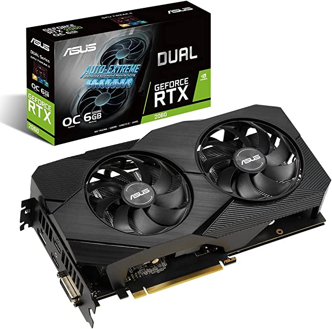 ASUS Dual GeForce RTX2060-O6G-EVO