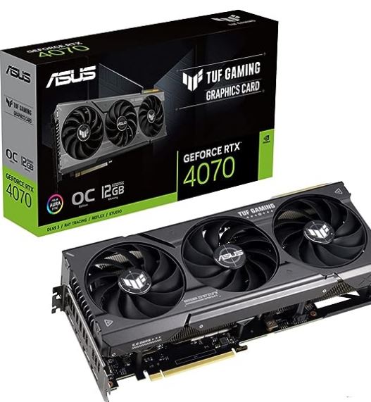 ASUS TUF-RTX4070-O12G-GAMING RTX4070/12GB (GDDR6X)