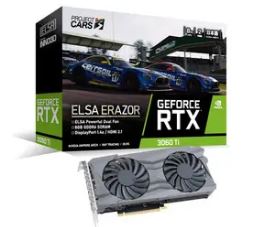 ELSA GeForce RTX 3060 Ti ERAZOR LHR（GD3060T-8GEREZH） RTX3060Ti(LHR)/8GB(GDDR6)