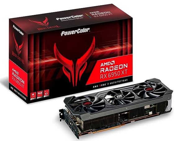 POWERCOLOR Red Devil AMD Radeon RX 6950 XT 16GB GDDR6（AXRX 6950XT 16GBD6-3DHE/OC）RX6950XT/16GB(GDDR6)