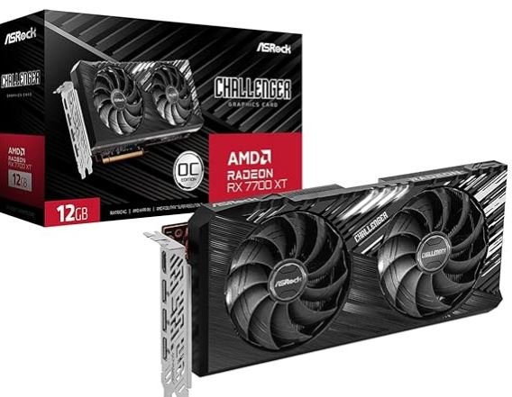 ASRock Radeon RX 7700 XT Challenger 12GB OC RX7700XT/12GB(GDDR6)