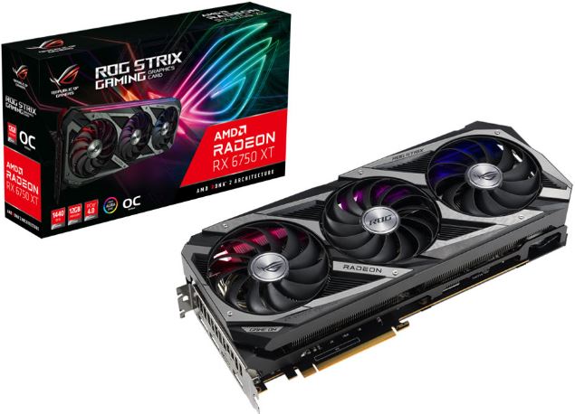 ASUS ROG-STRIX-RX6750XT-O12G-GAMING RX6750XT/12GB(GDDR6)