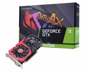 Colorful GeForce GTX 1650 SUPER NB 4G-V GTX1650Super/4GB(GDDR6)/PCI-E