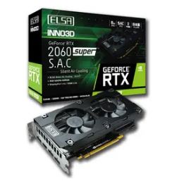 ELSA GeForce RTX 2060 Super S.A.C(GD2060-8GERSS) RTX2060Super/8GB(GDDR6)/PCI-E