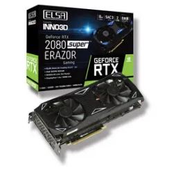 ELSA GeForce RTX 2080 Super ERAZOR GAMING（GD2080-8GERSES) RTX2080Super/8GB(GDDR6)/PCI-E