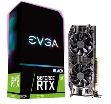 EVGA GeForce RTX 2070 Black GAMING(08G-P4-1071-KR) RTX2070/8GB(GDDR6)/PCI-E