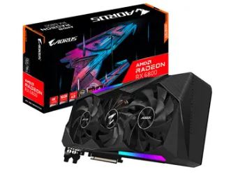 GIGABYTE AORUS Radeon RX 6800 MASTER 16G（GV-R68AORUS M-16GD） RX6800/16GB(GDDR6)/PCI-E