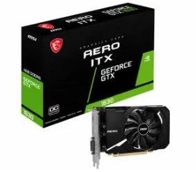 MSI GeForce GTX 1630 AERO ITX 4G OC GTX1630/4GB(GDDR6)