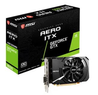 MSI GeForce GTX 1650 D6 AERO ITX J OC GTX1650/4GB(GDDR6)/PCI-E