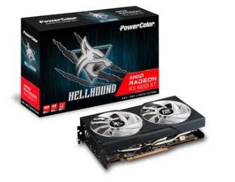 POWERCOLOR Hellhound AMD Radeon RX 6650 XT 8GB GDDR6（AXRX 6650XT 8GBD6-3DHL/OC）RX6650XT/8GB(GDDR6)