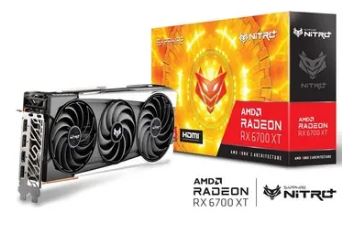 SAPPHIRE NITRO+ AMD Radeon RX 6700 XT 12GB（11306-01-20G） RX6700XT/12GB(GDDR6)/PCI-E