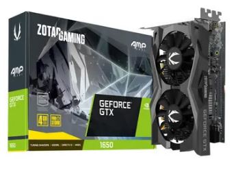 ZOTAC GAMING GeForce GTX 1650 AMP Core GDDR6（ZT-T16520J-10L） GTX1650/4GB(GDDR6)/PCI-E