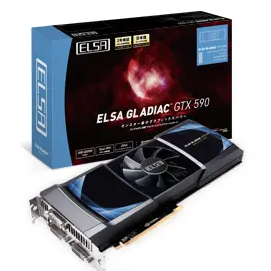 ELSA GLADIAC GTX 590 3GB(GD590-3GERX) GTX590/3GB(GDDR5)/PCI-E