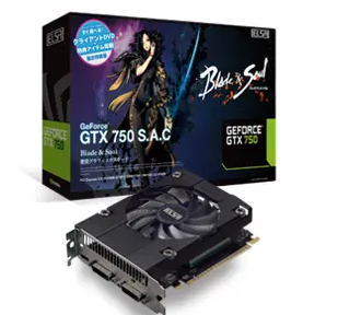 ELSA GeForce GTX 750 1GB S.A.C B&S(GD750-1GERXBS) GTX750/1GB(GDDR5)/PCI-E