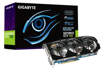 GIGABYTE GV-N760OC-2GD(Rev. 1.0) GTX760/2GB(GDDR5)/PCI-E/OC版