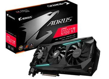 GIGABYTE AORUS Radeon RX 5700 XT 8G（GV-R57XTAORUS-8GD rev.1.0）