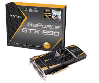 ZOTAC GeForce GTX 590 ZT-50501-10P GeForce GTX590 3072MB(GDDR5)