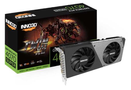 GeForce RTX 4070 SUPER TWIN X2 N407S2-126X-186162N