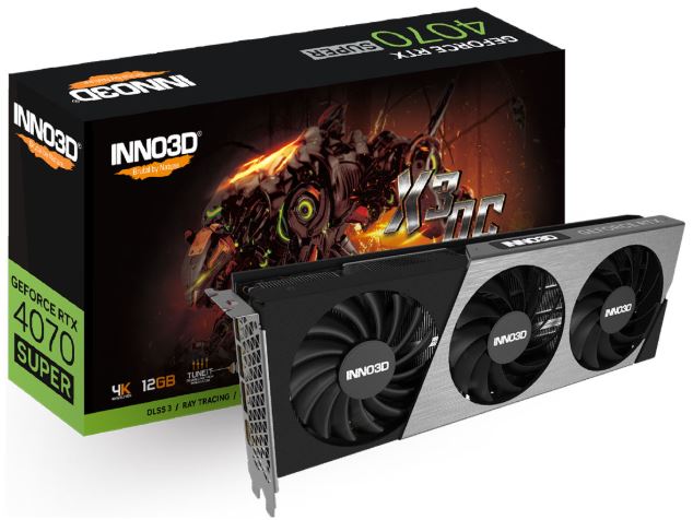 GeForce RTX 4070 SUPER X3 OC N407S3-126XX-186162L