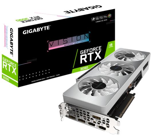 【RTX3090】GeForce RTX 3090 GV-N3090VISION OC-24GD