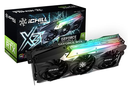 【RTX3090】GeForce RTX 3090 ICHILL X3 C30903-246XX-1880VA37