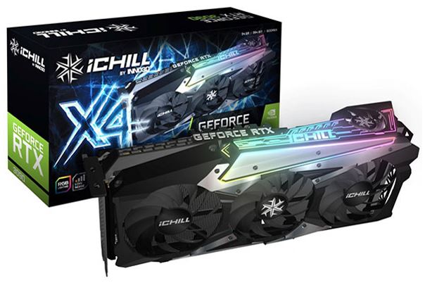 【RTX3090】GeForce RTX 3090 ICHILL X4 C30904-246XX-1880VA36