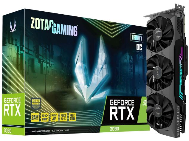 【RTX3090】GeForce RTX 3090 Trinity OC ZT-A30900J-10P