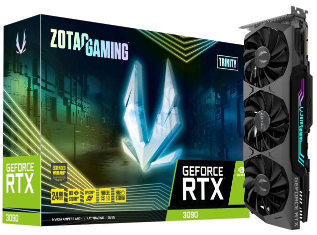 【RTX3090】GeForce RTX 3090 Trinity ZT-A30900D-10P