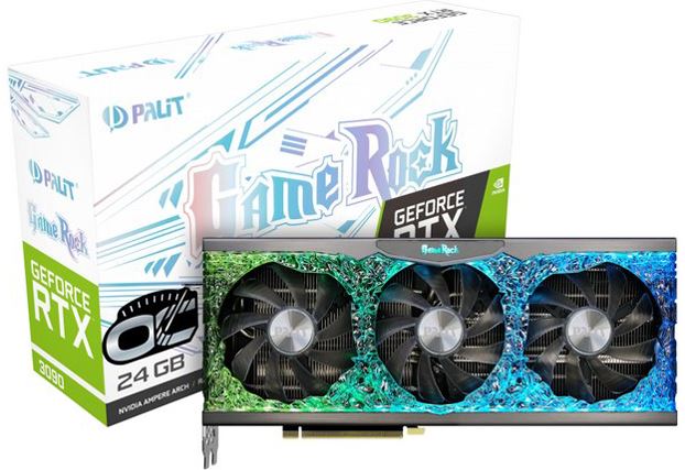 【RTX3090】GeForce RTX3090 GameRock OC 24GB NED3090H19SB-1021G