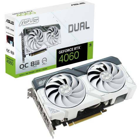 【RTX4060】DUAL-RTX4060-O8G-WHITE