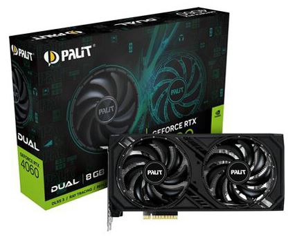 【RTX4060】GeForce RTX4060 Dual 8GB NE64060019P1-1070D