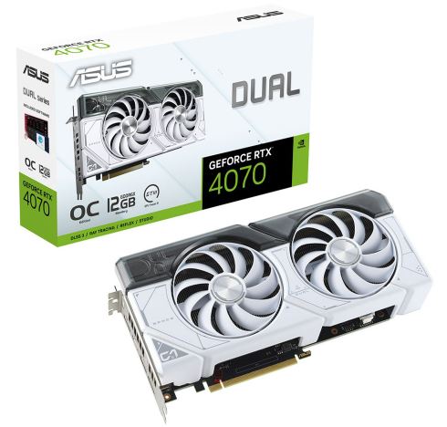 【RTX4070】DUAL-RTX4070-O12G-WHITE