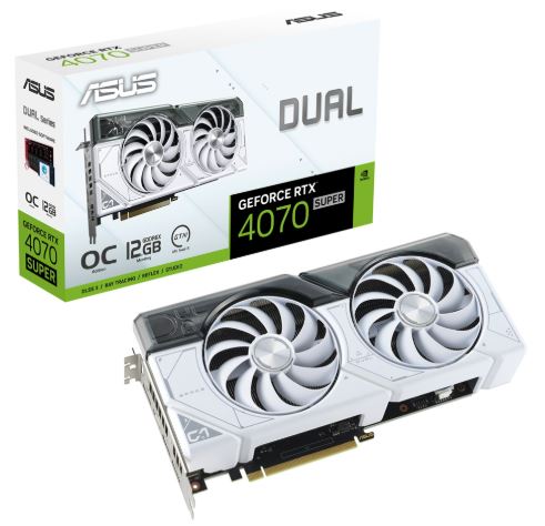 【RTX4070】DUAL-RTX4070S-O12G-WHITE