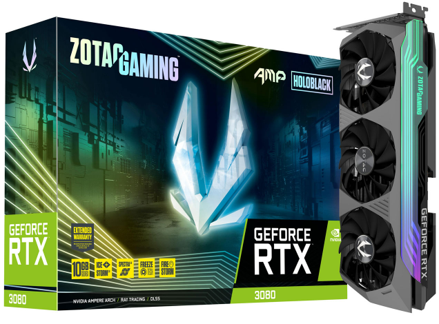 【RTX3080】GeForce RTX 3080 AMP Holo ZT-A30800F-10P
