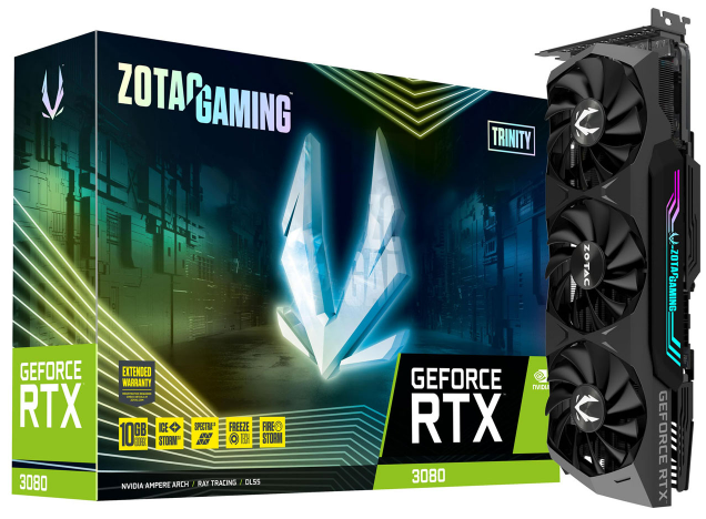 【RTX3080】GeForce RTX 3080 Trinity ZT-A30800D-10P