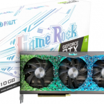 【RTX3080】GeForce RTX3080 GameRock V1 10GB LHR NED3080U19IA…の画像