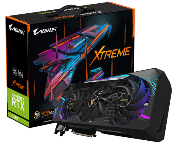 【RTX3080】GeForce RTX 3080 GV-N3080AORUS X-10GD