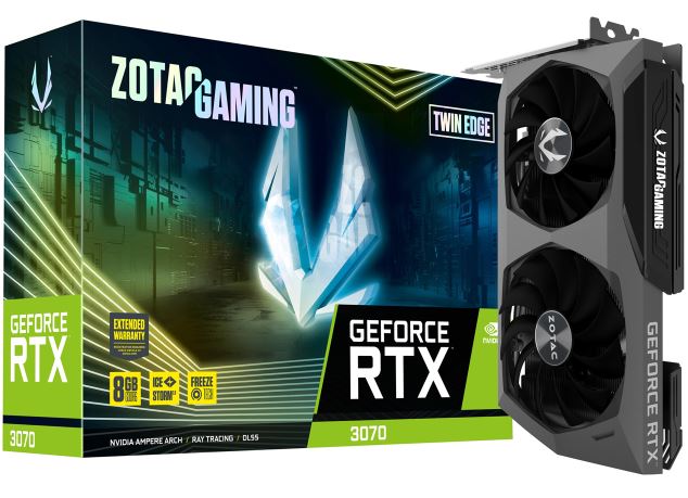 【RTX3070】GeForce RTX 3070 Twin Edge ZT-A30700E-10P