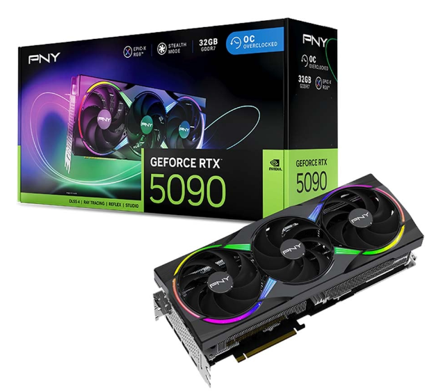 【RTX5090】GeForce RTX 5090 32GB ARGB Overclocked Triple Fan VCG509032TFXXPB1-O