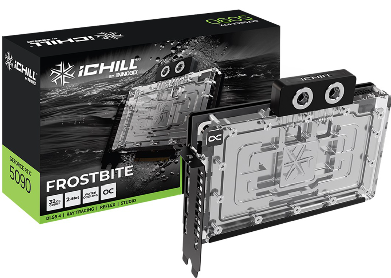 【RTX5090】GeForce RTX 5090 iCHILL FROSTBITE GD5090-32GERIF [PCIExp 32GB]