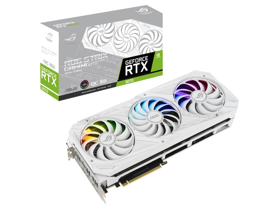 【RTX3070】GeForce RTX 3070 ROG-STRIX-RTX3070-O8G-WHITE