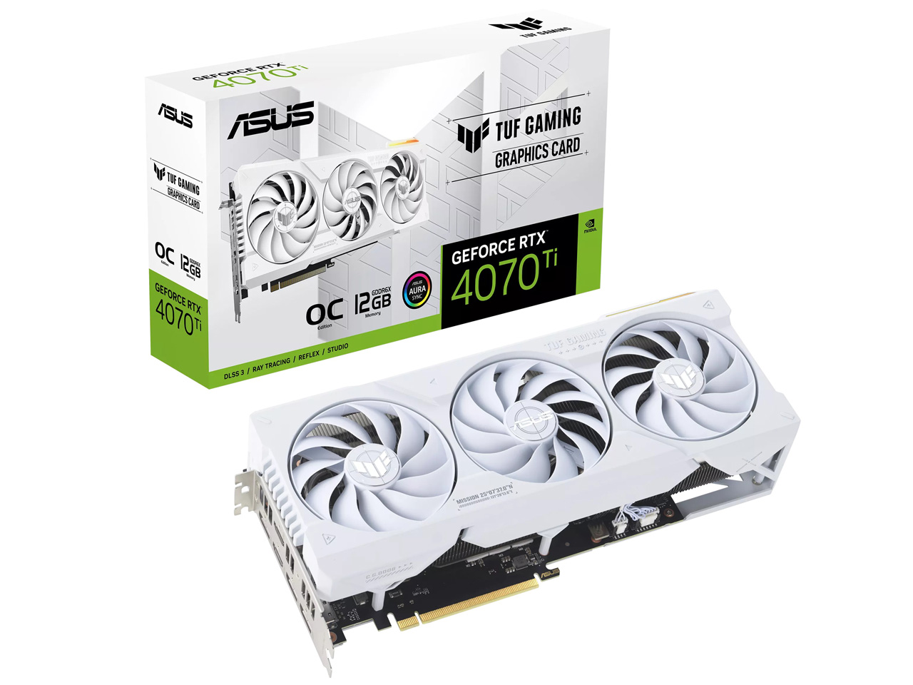 【RTX4070 Ti】TUF-RTX4070TI-O12G-WHITE-GAMING