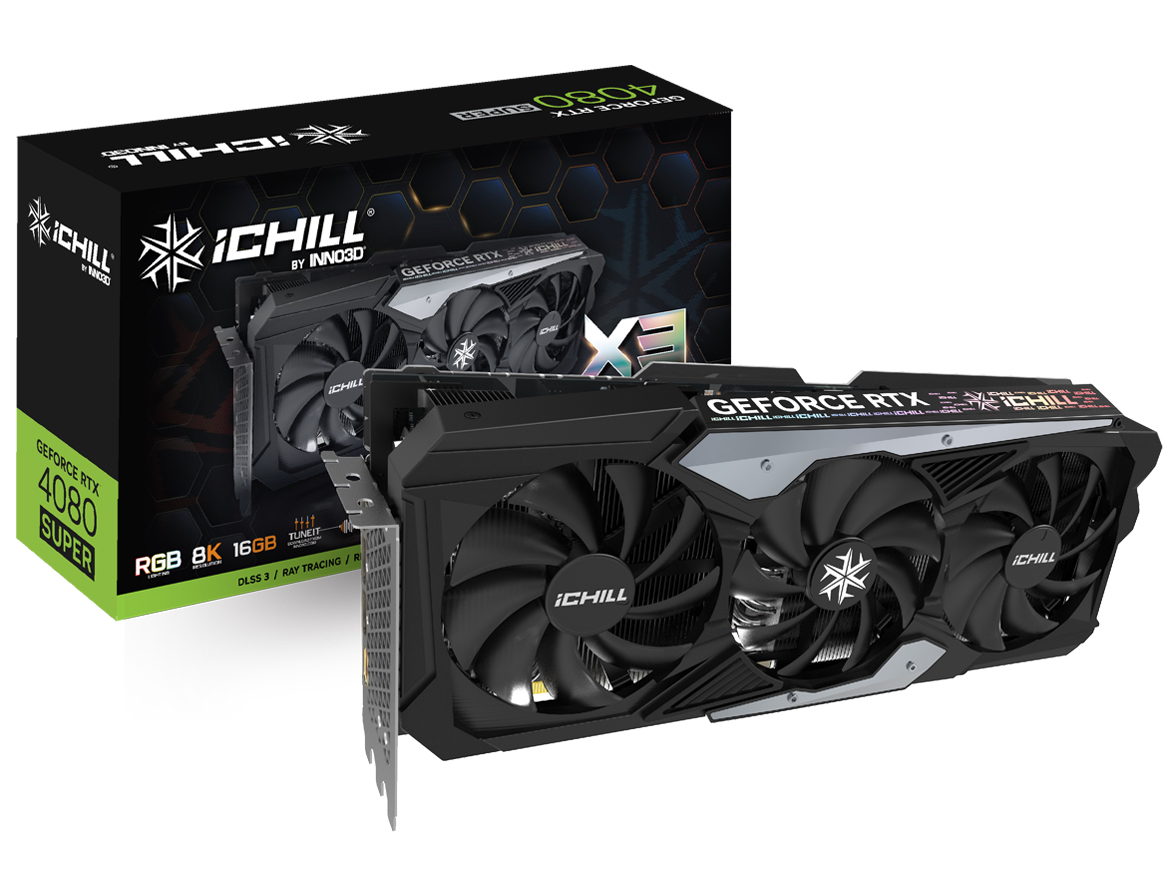 【RTX4080SUPER】GeForce RTX 4080 SUPER ICHILL X3 C408S3-166XX-187049H