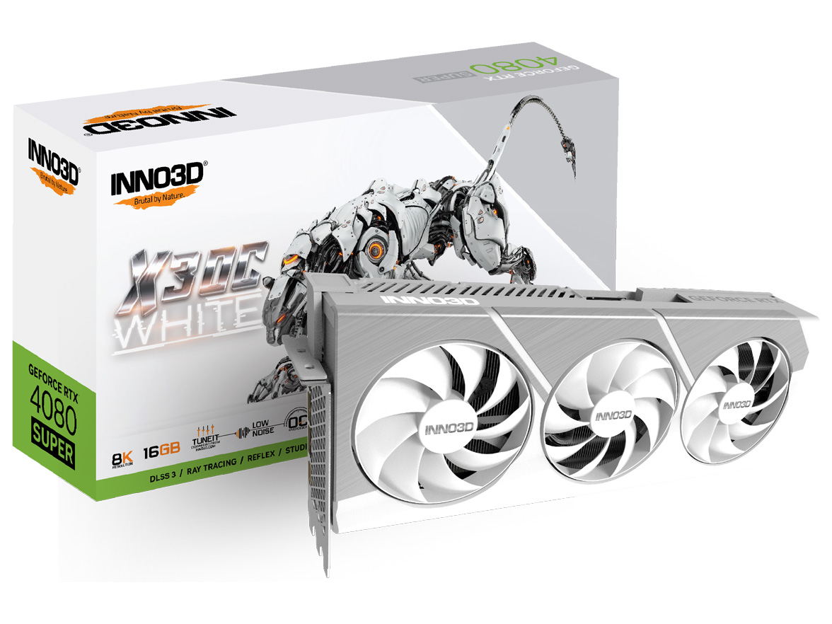 【RTX4080SUPER】GeForce RTX 4080 SUPER X3 OC WHITE N408S3-166XX-18703259