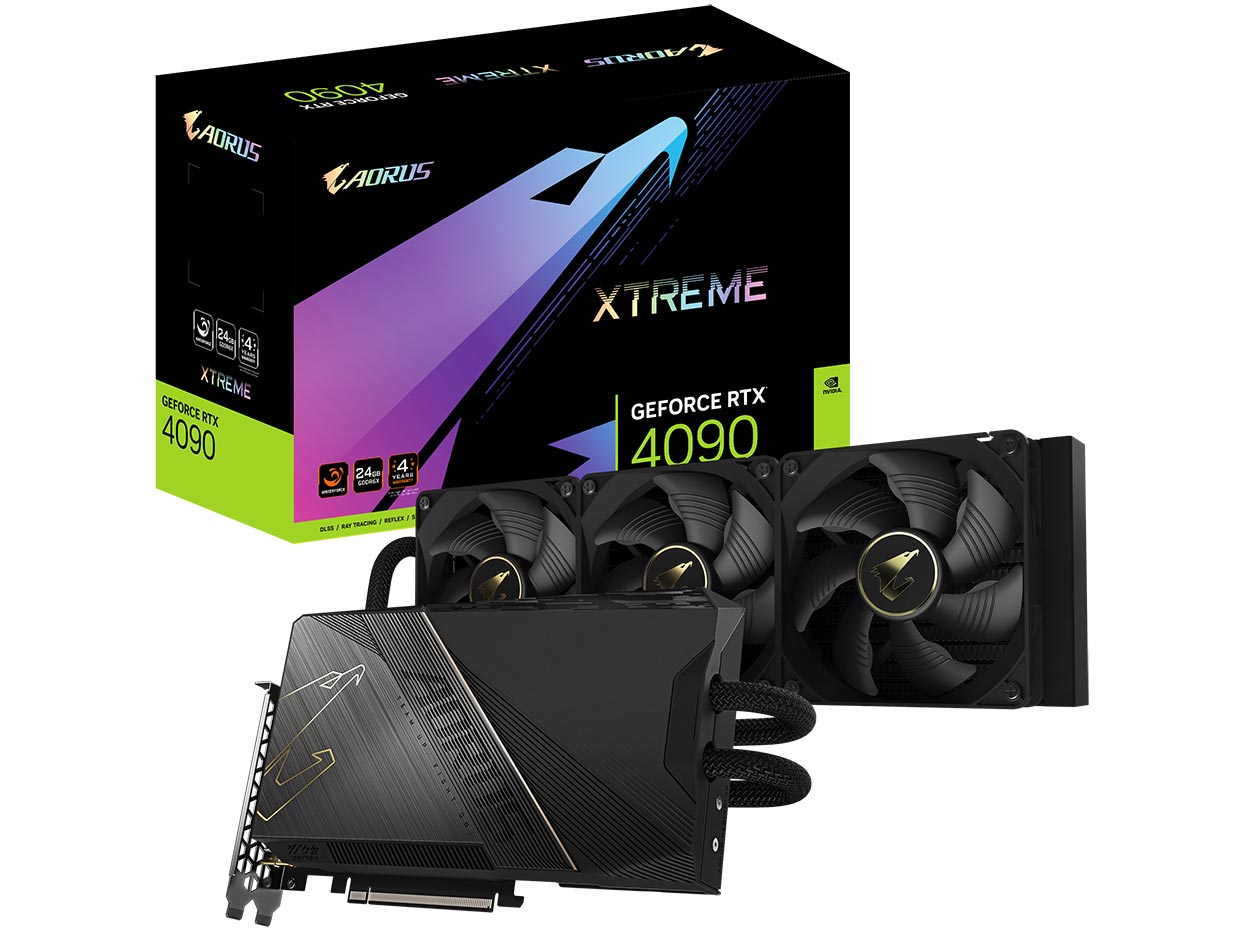 【RTX4090】GeForce RTX 4090 GV-N4090AORUSX W-24GD