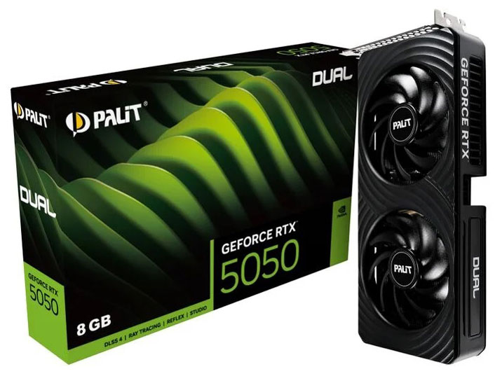【RTX5050】GeForce RTX 5050 Dual 8GB NE65050019P1-GB2070D