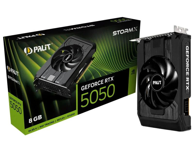 【RTX5050】GeForce RTX 5050 StormX 8GB NE65050019P1-GB2070F