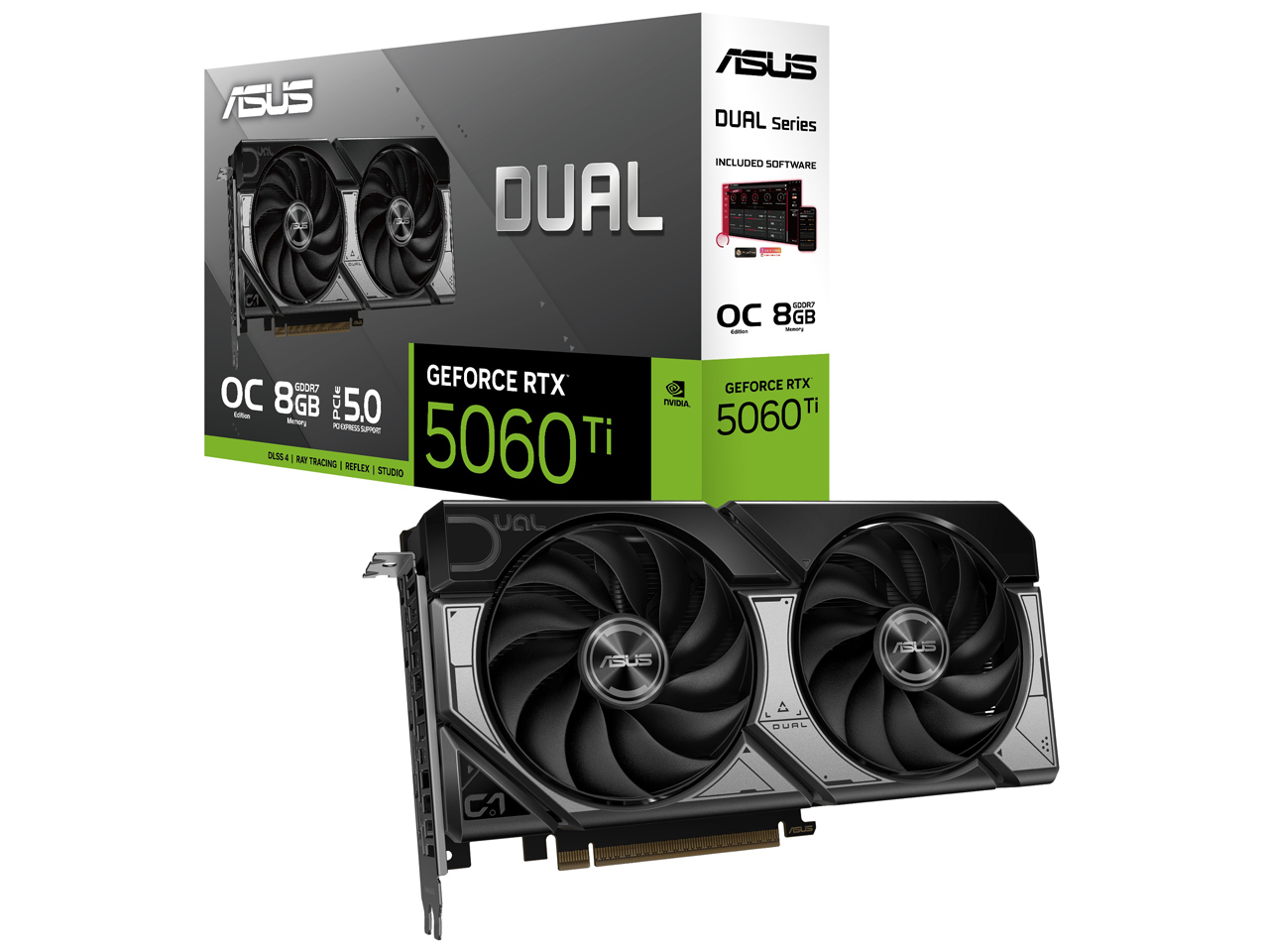 【RTX5060 Ti】DUAL-RTX5060TI-O8G